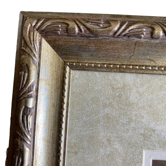 NY Artist Elaine Vollherbst Pampered Yorkie Dog Print Wood Frame Glass Art - Picture 7 of 10